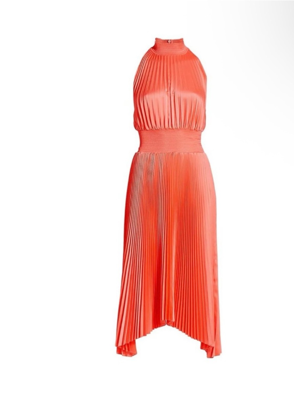 A.L.C. Renzo Pleated Halter Midi Dress NWT Size 00